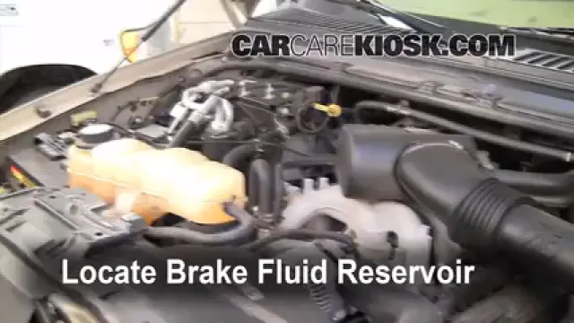 2005 Ford Excursion Limited 6.8L V10 Líquido de frenos Agregar fluido